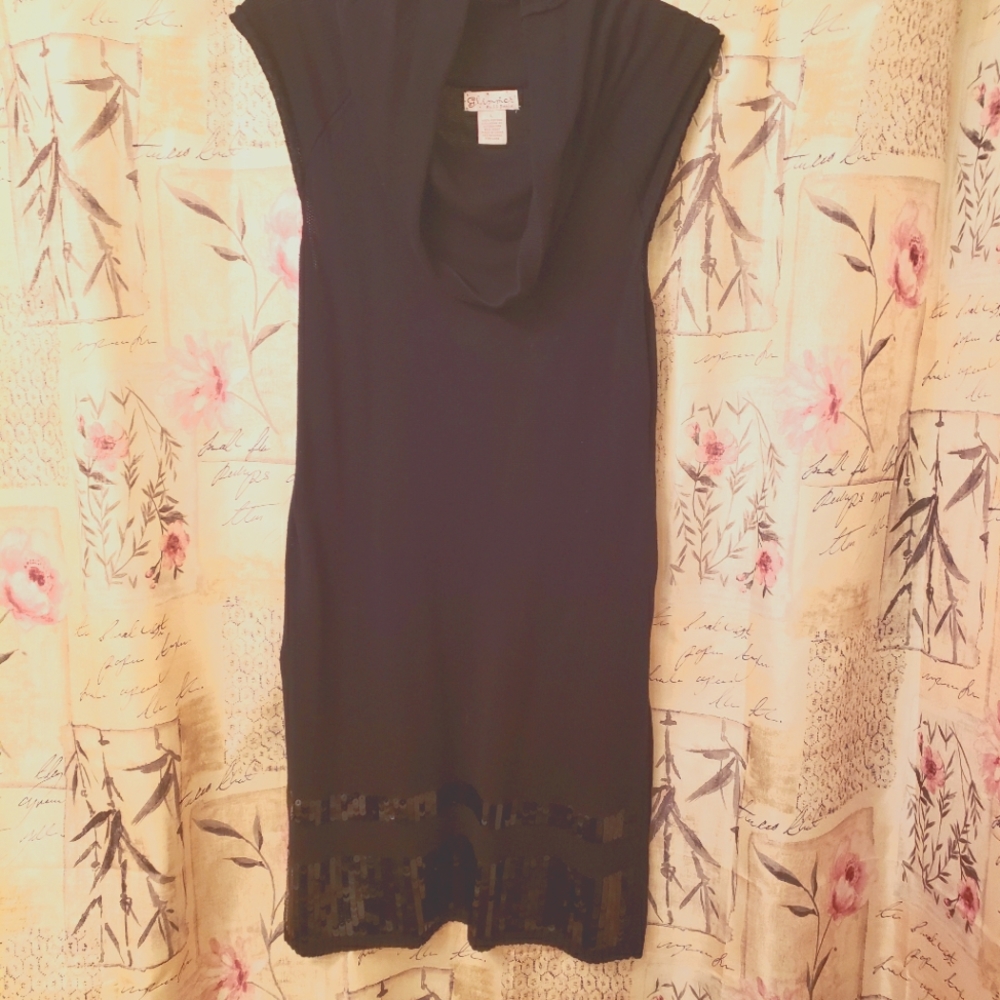 Glimmer By J.J. Basics Size Large Color Black - image 1